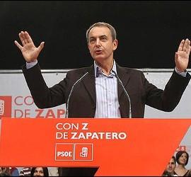 Zapatero en un mitin.