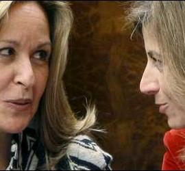 Trinidad Jimene y Bibiana Aido.