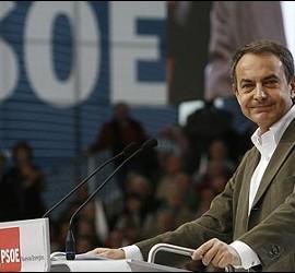 Zapatero en el mitin.