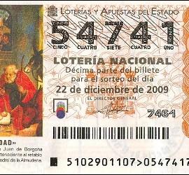 Décimo de lotería.