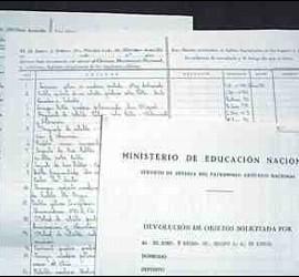Actas sobre los bienes de la Franja