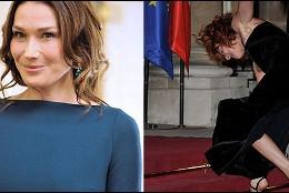 Carla Bruni y sus invitadas.