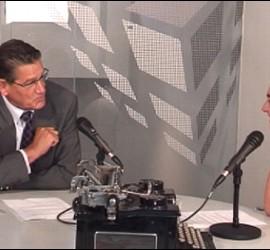 Tomás Calleja durante una entrevista en Periodista Digital.