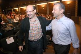 José Miguel Barragán y Paulino Rivero.