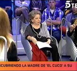 María Antonia Iglesias con la madre del Cuco, en La Noria.