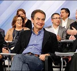 Chaves, Zapatero y Rubalcaba.