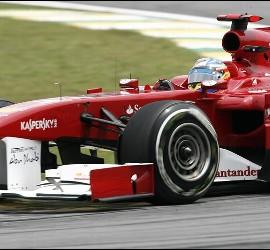 El piloto español Fernando Alonso, de Ferrari.