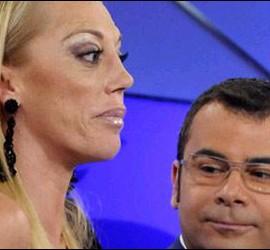 Belén Esteban y Jorge Javier Vázquez en 'Sálvame'.
