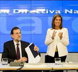 Cospedal, Rajoy, Mato y González Pons.