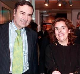 Pedrojota Ramírez y Soraya Sáenz de Santamaría.