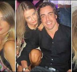 Fernando Alonso y Xenia Tchoumitcheva.