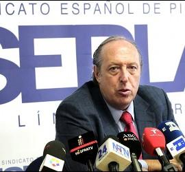 Justo Peral, de la sección sindical del Sepla-Iberia.