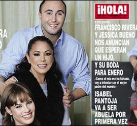 Portada de la revista Hola con Kiko Rivera, Jessica Bueno y la Pantoja.