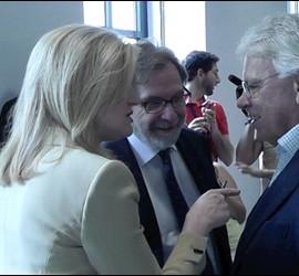 Arianna Huffington, Juan Luis Cebrián y Felipe Gonzélez.