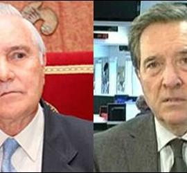 Carlos Dívar e Iñaki Gabilondo.