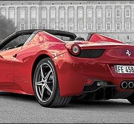 El Ferrari 458 Spider.