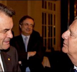 Artur Mas y Javier Godó, Conde de Godó y presidente editor de 'La Vanguardia'. 