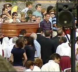 Funeral de Amparo Cuevas en Prado Nuevo
