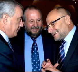 Pachi Vázquez, López Vázquez y Francisco Rodríguez.