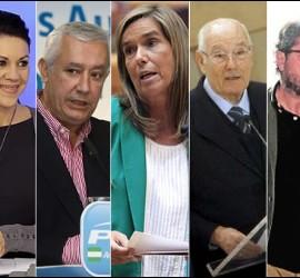 Rajoy, Cospedal, Arenas, Mato, Romay Beccaría, Páez y Trillo.