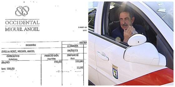 Facturas de Miguel Ángel Revilla en un Hotel Cinco Estrellas de Madrid.