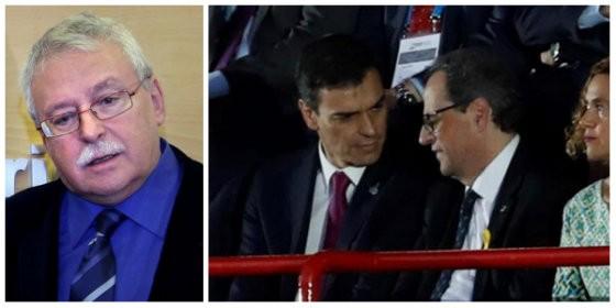 Joaquín Leguina teme que Sánchez le haga concesiones 'pornográficas' a Torra.