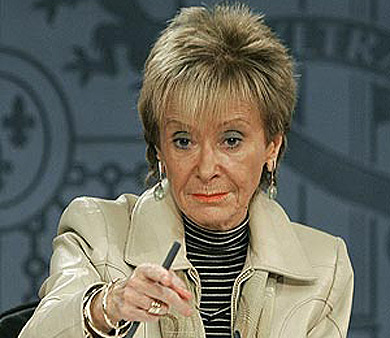 La vicepresidenta De la Vega en acción.