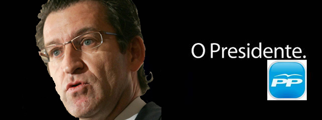 Alberto Núñez Feijoo,.presidente del PP gallego y muy pronto, también de Galicia