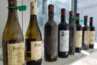 Bodegas Protos cata sus primeros vinos submarinos