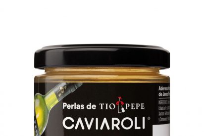 Caviaroli presenta sus nuevas perlas de T&iacute;o Pepe, y perlas de N&eacute;ctar