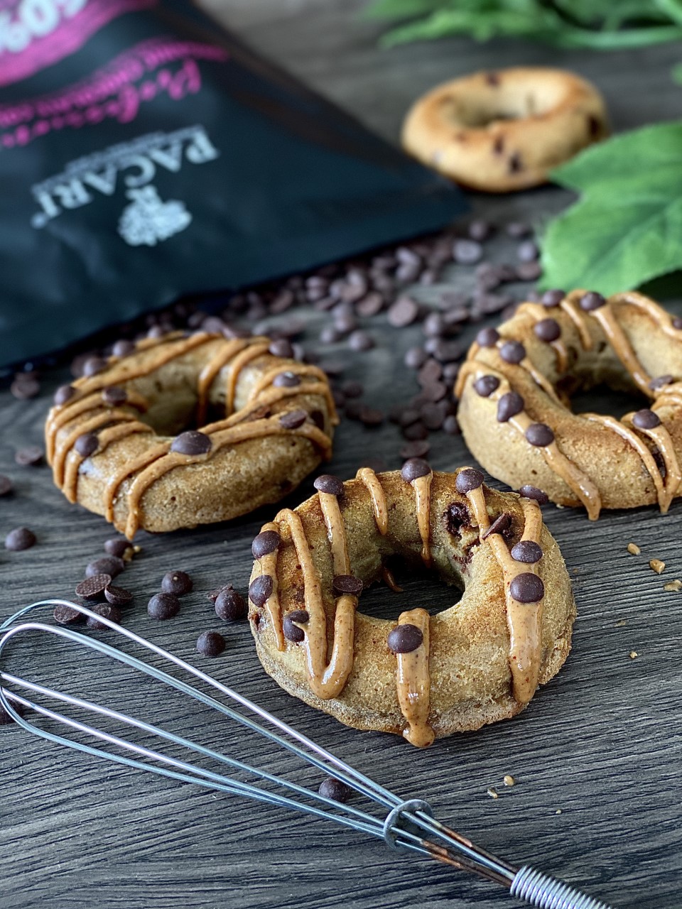 Receta de donuts con chips de chocolate de Pacari
