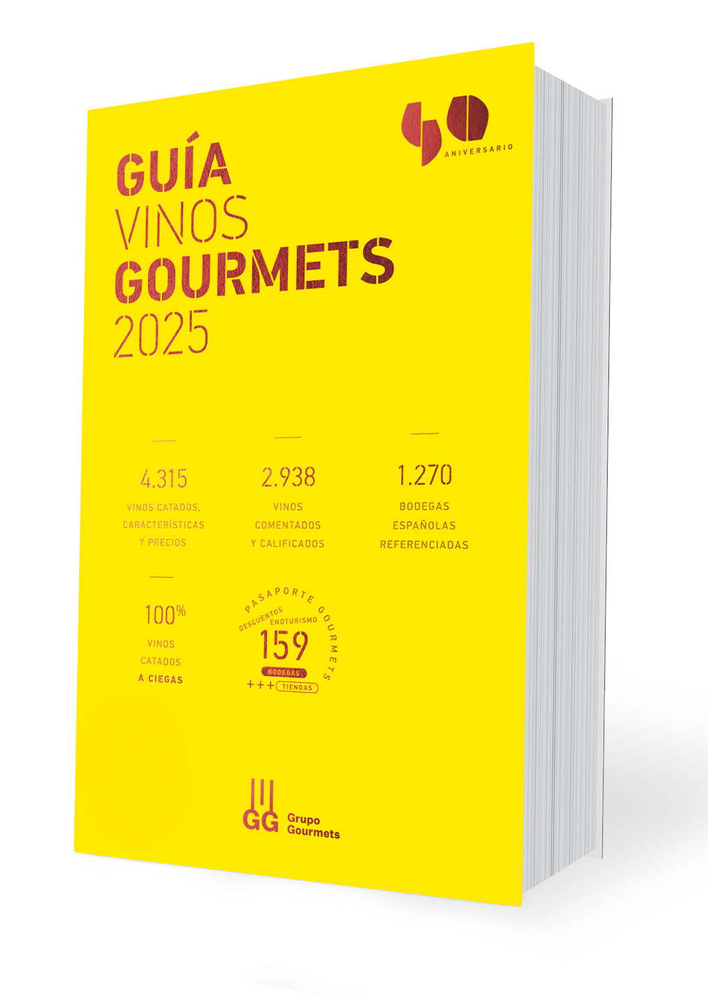 La nueva edici&oacute;n de Gu&iacute;a Vinos&nbsp;Gourmets&nbsp;2025 celebra el 40&ordm; aniversario de esta gu&iacute;a de referencia