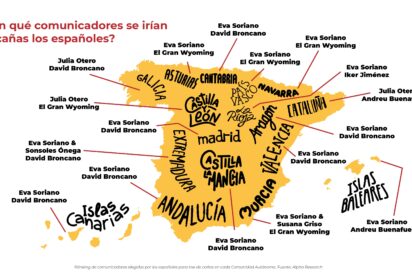 Eva Soriano y Broncano, los comunicadores preferidos de los espa&ntilde;oles para irse de ca&ntilde;as