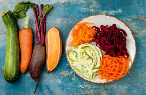 espaguetis con verduras