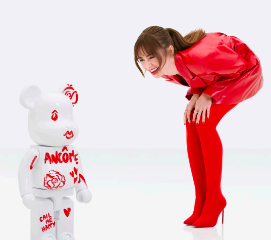 Lancôme x Bearbrick Lily Collins