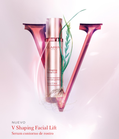 'V Shaping Facial Lift', el nuevo Serum contorno de rostro de Clarins
