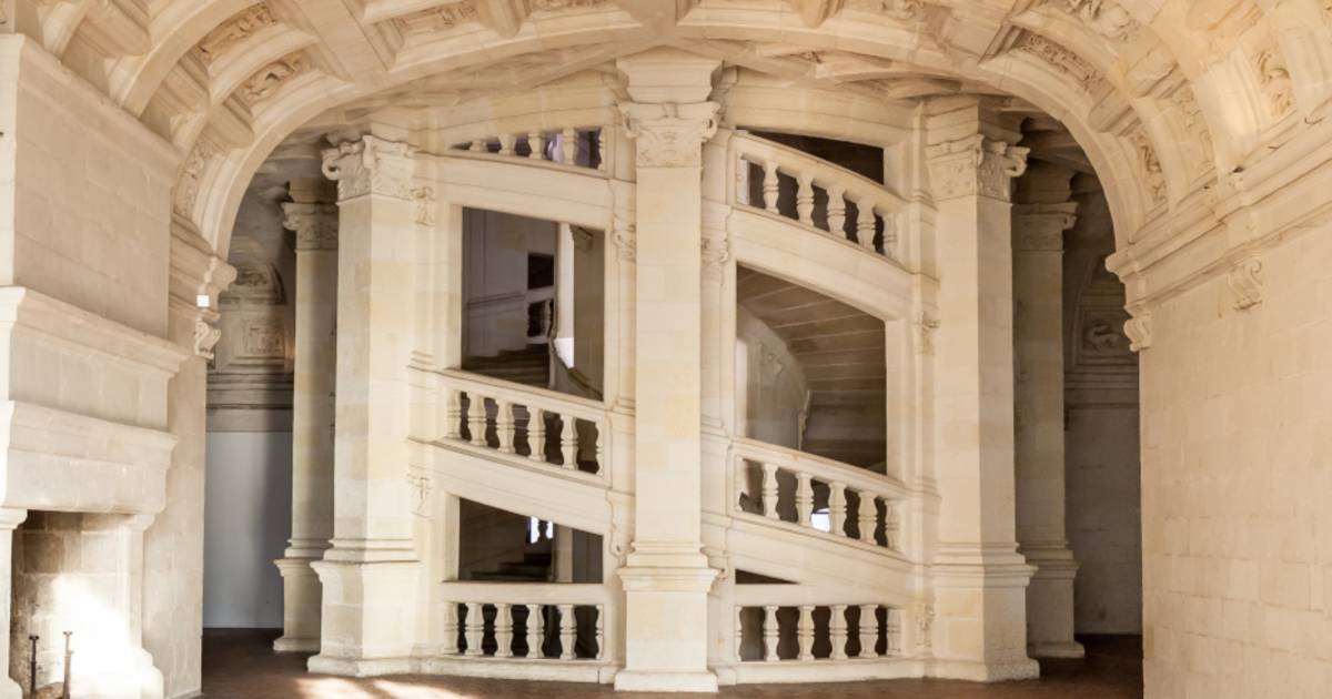 Castillo Chambord escalera