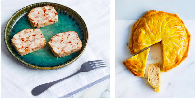 Terrinas, Rilletes, Salchichas y Patê en Croûte