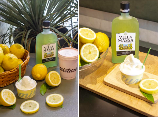 Villa Massa helado limoncello