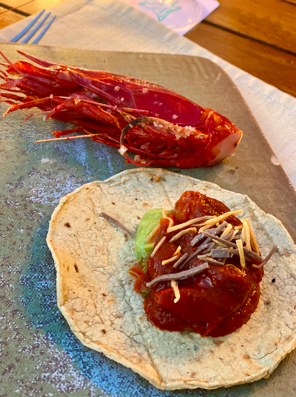 Mantarraya MX taco carabinero