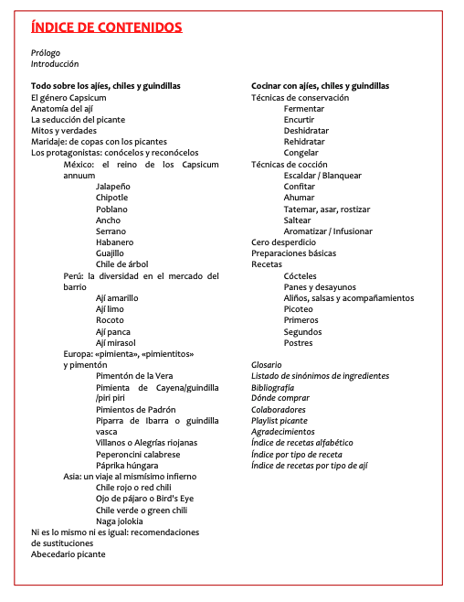 Mejor si pica indice contenidos