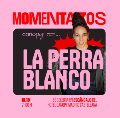 Canopy Madrid Castellana Perra blanco