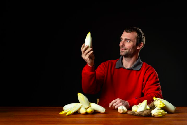 Flandes Thomas Cools, productor de endibias y embajador Goesting