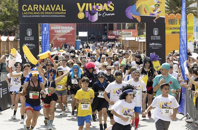 Carnaval Las Palmas viudas a la carrera