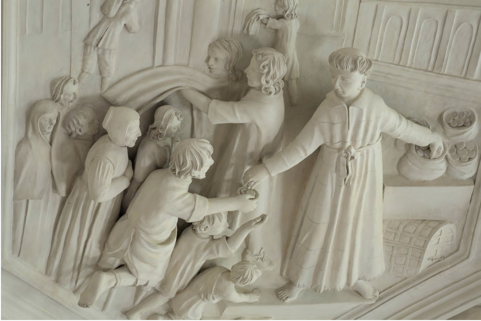 Flandes Hansche, techo de la biblioteca de la Abadía de Park