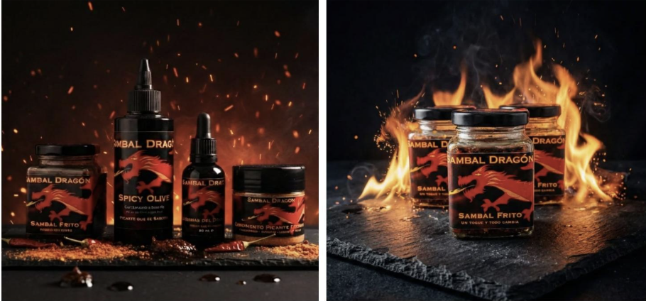 Sambal Dragón especias picantes