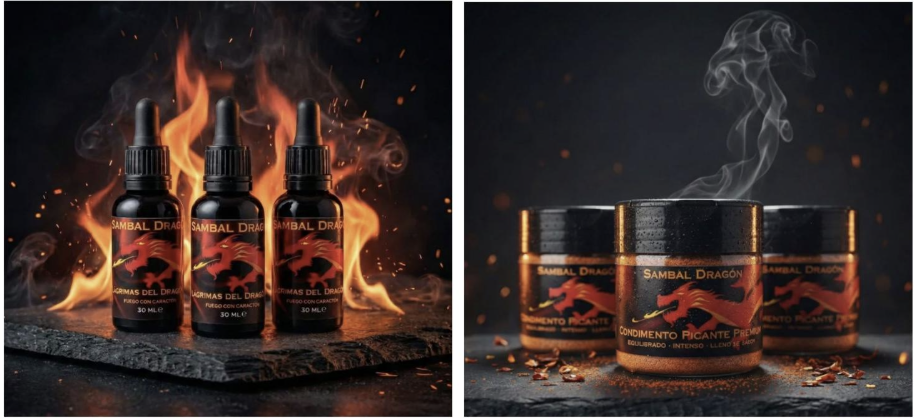 Sambal Dragón especias picantes