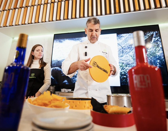 Paco Roncero bocadillo de oro liquido