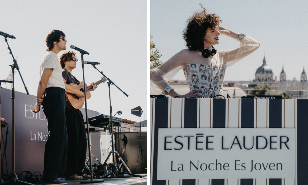 Estee Lauder la noche es joven.