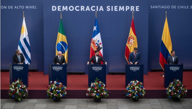 Declaraci&oacute;n de Presidentes por &ldquo;Democracia siempre&rdquo;
